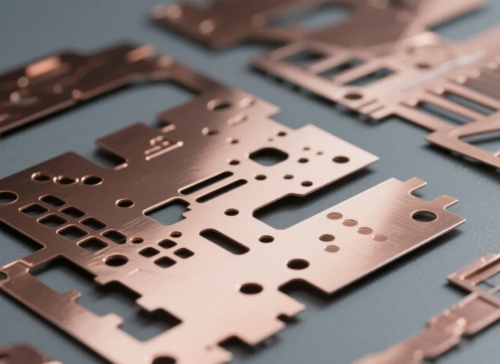 レーザー制御システムによる銅箔レーザー加工