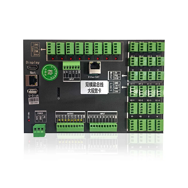 ZJE716-130-2000N ETHERCATレーザーコントロールカードガルバノメーターデュアルフライト用